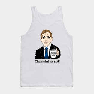 THE OFFICE SITCOM TV CHARACTER FAN ART Tank Top